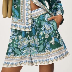 ANTHROPOLOGIE➕NWT MAEVE Printed Silky Shorts